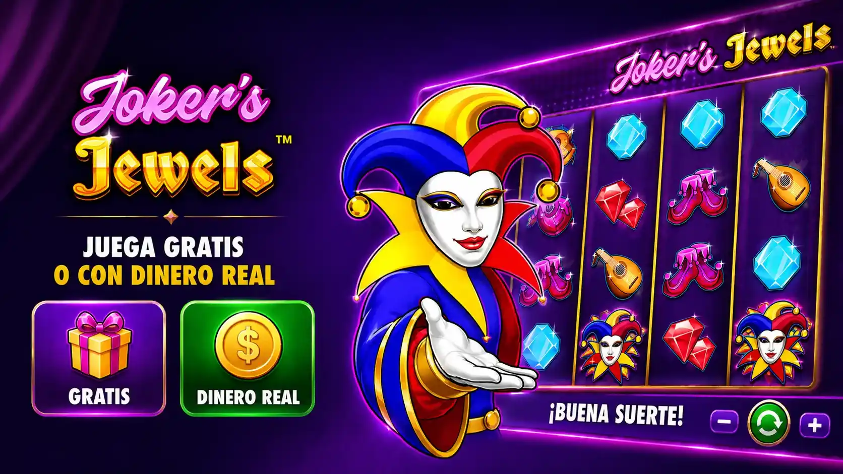 Cómo jugar a Joker’s Jewels gratis o con dinero real
