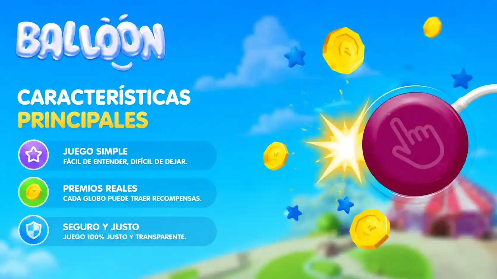 Características principales de Balloon