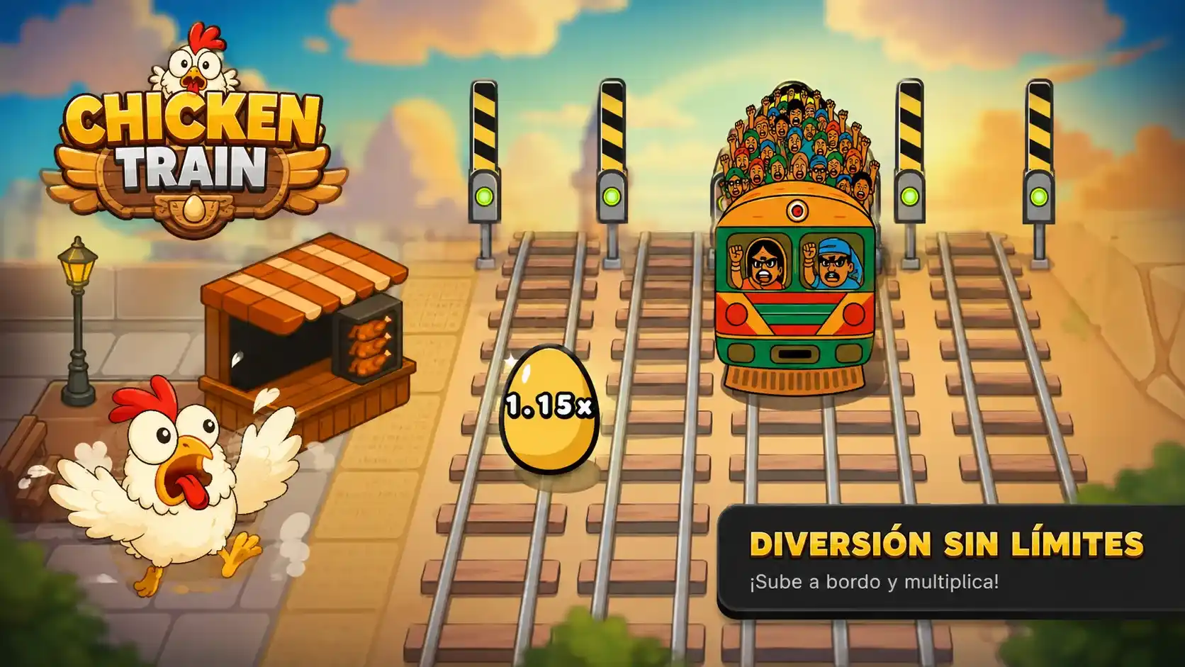 Chicken Train: guía completa del crash game, demo y cómo jugar