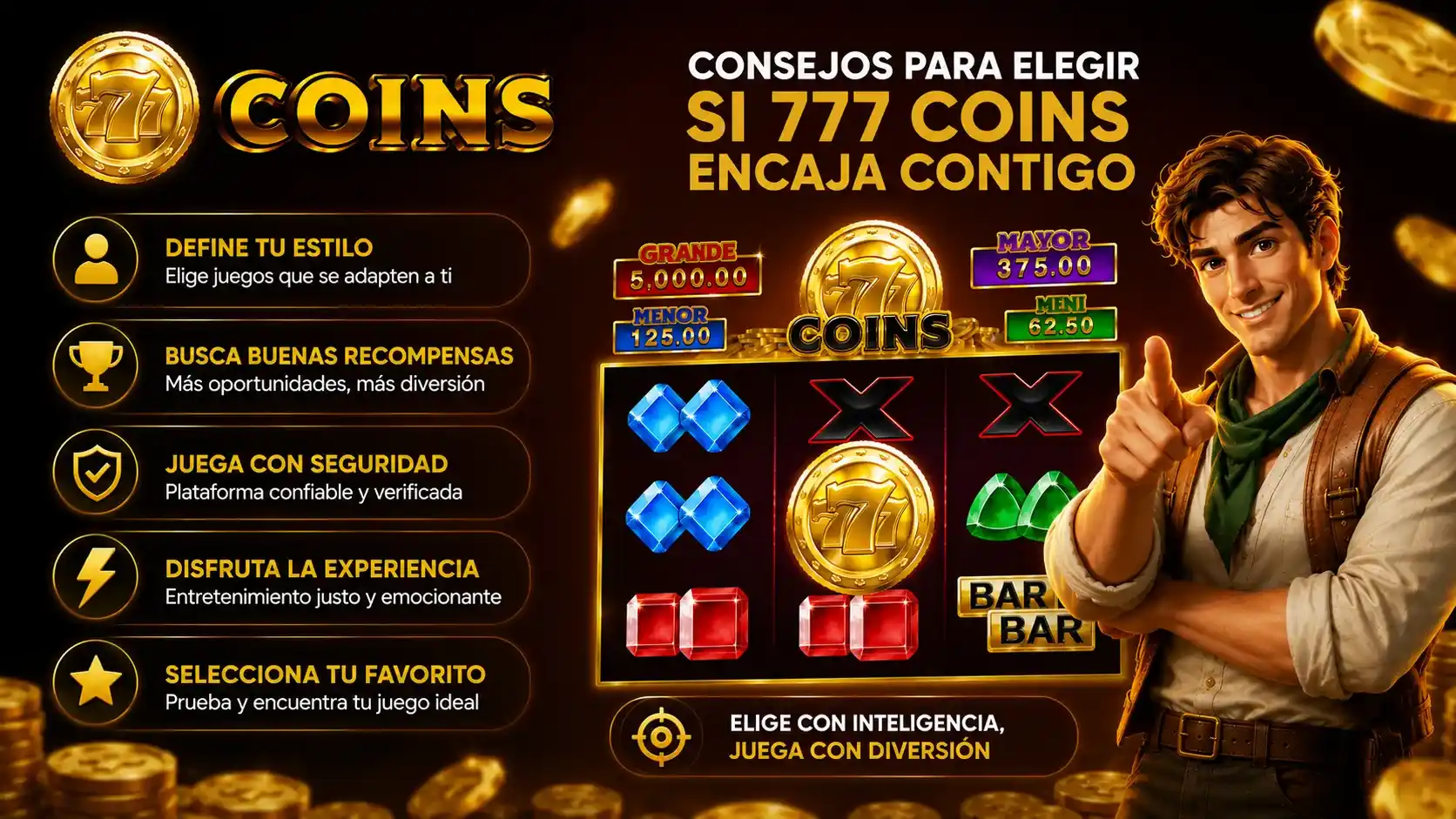 Consejos para elegir si 777 Coins encaja contigo