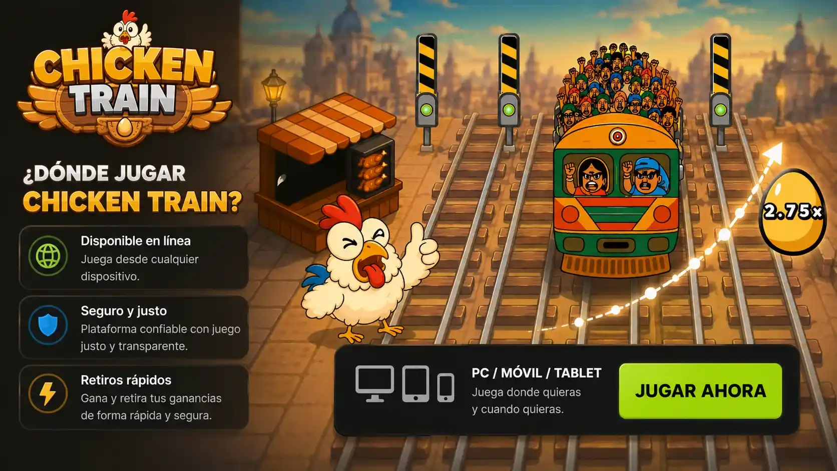 Dónde jugar a Chicken Train