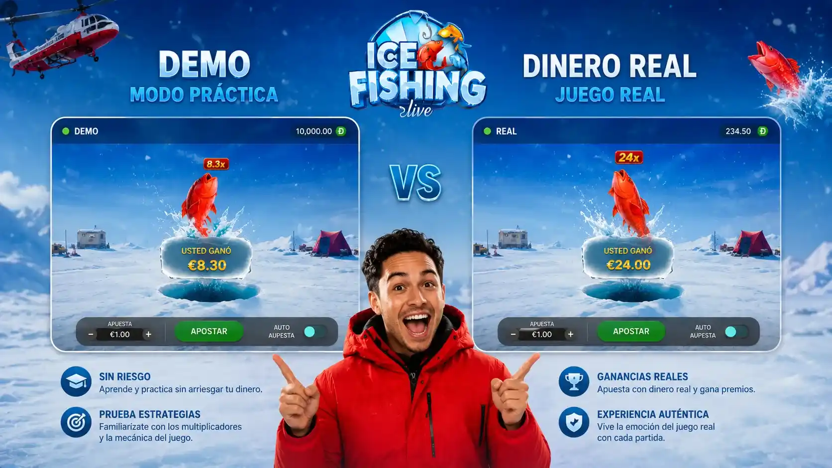 Demo vs juego con dinero real