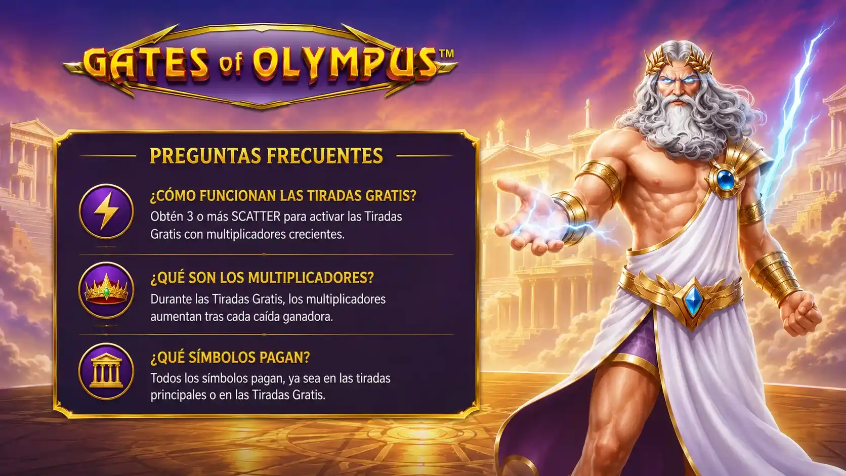 FAQ sobre Gates of Olympus