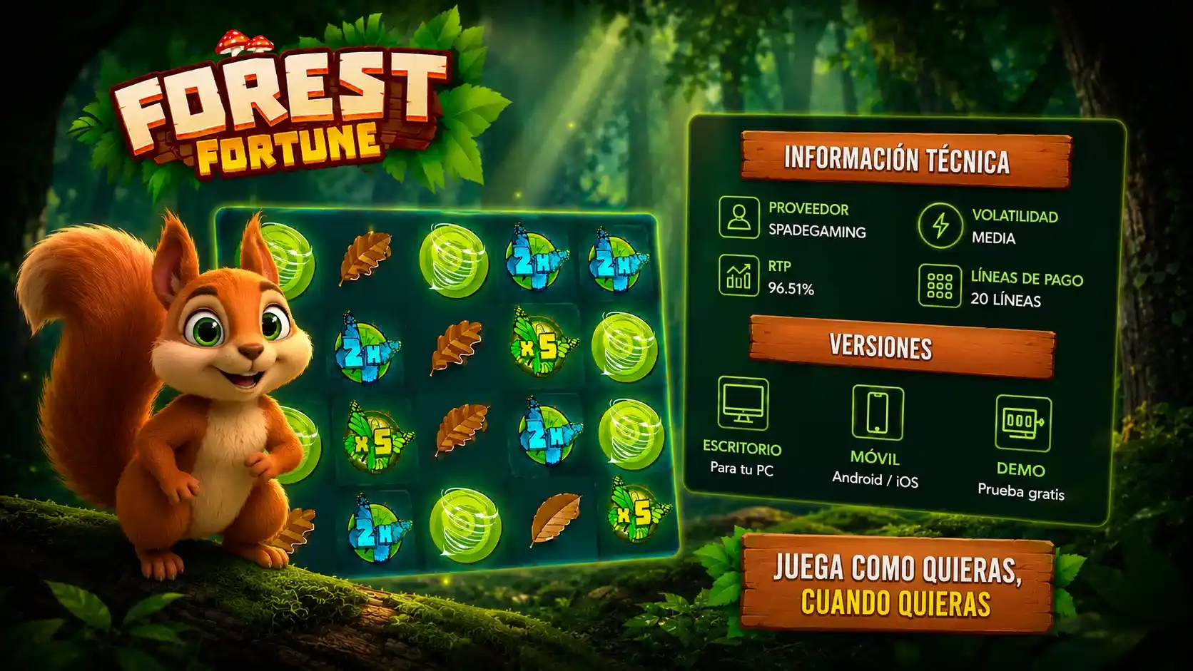 Información técnica y versiones