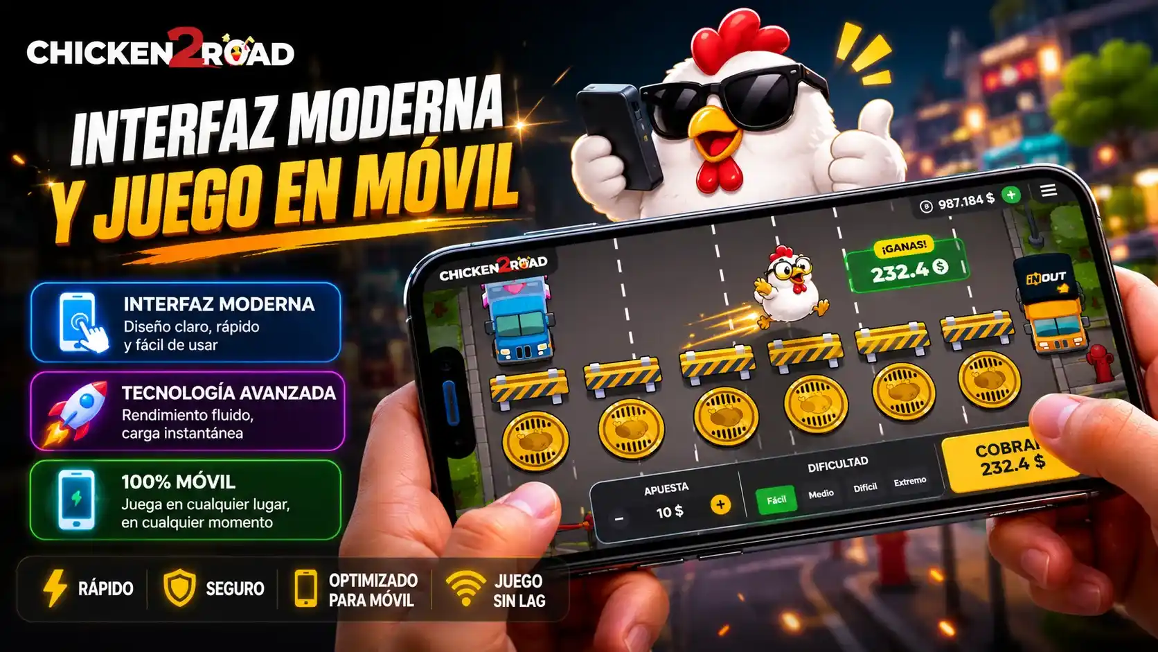 Interfaz, tecnología y juego en móvil