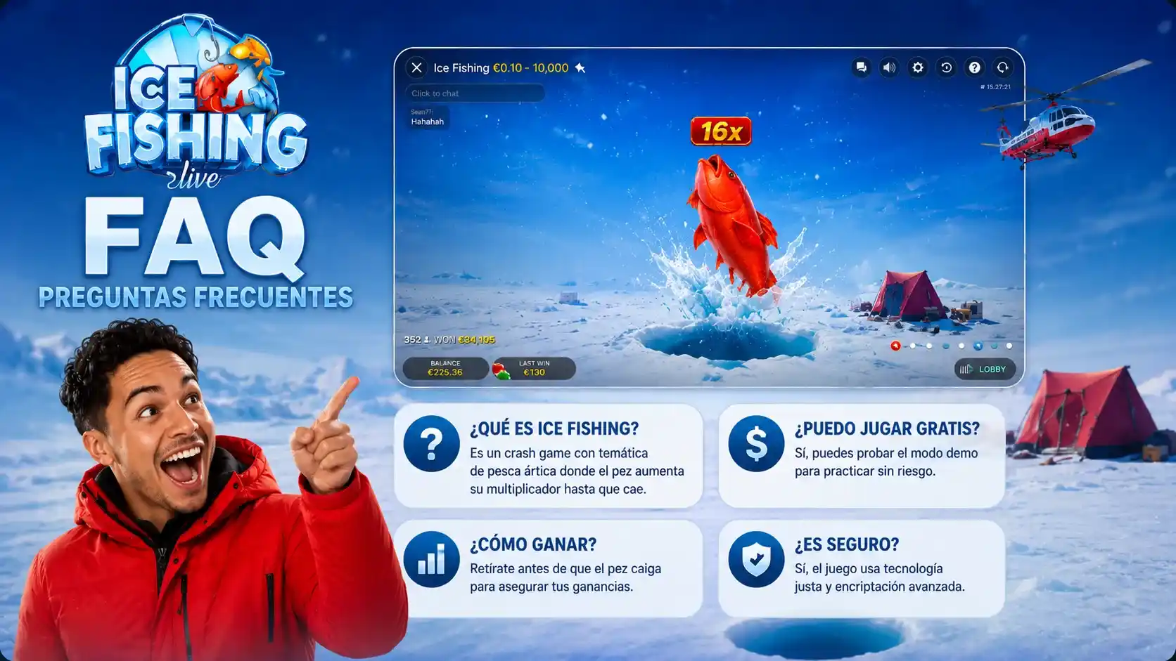 Preguntas frecuentes sobre Ice Fishing