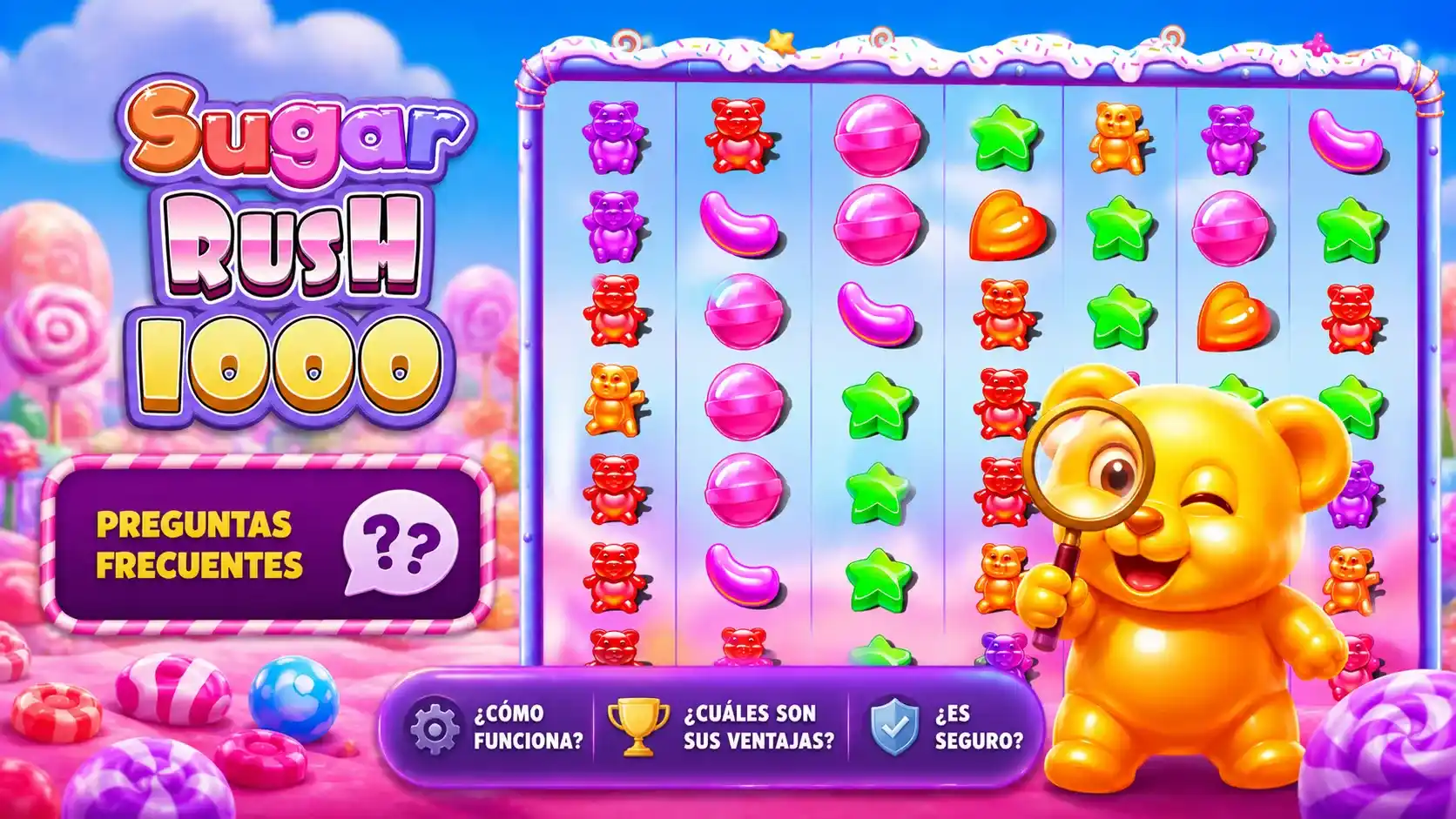 Preguntas frecuentes sobre Sugar Rush 1000