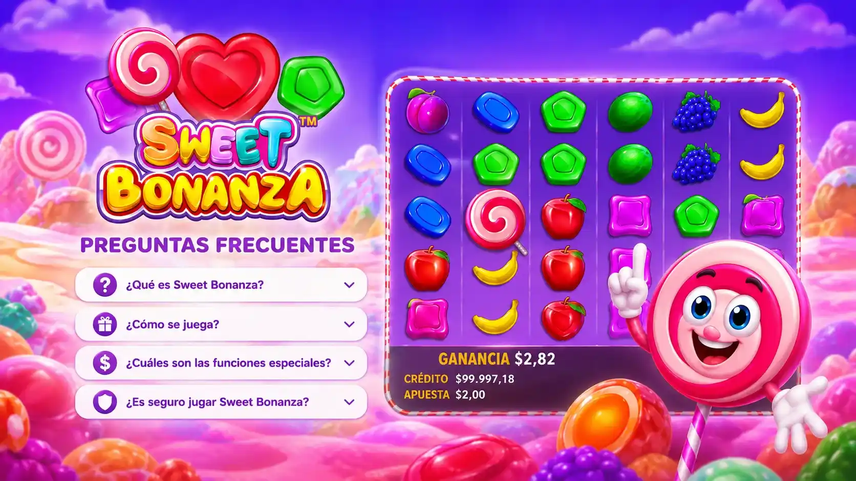 Preguntas frecuentes sobre Sweet Bonanza