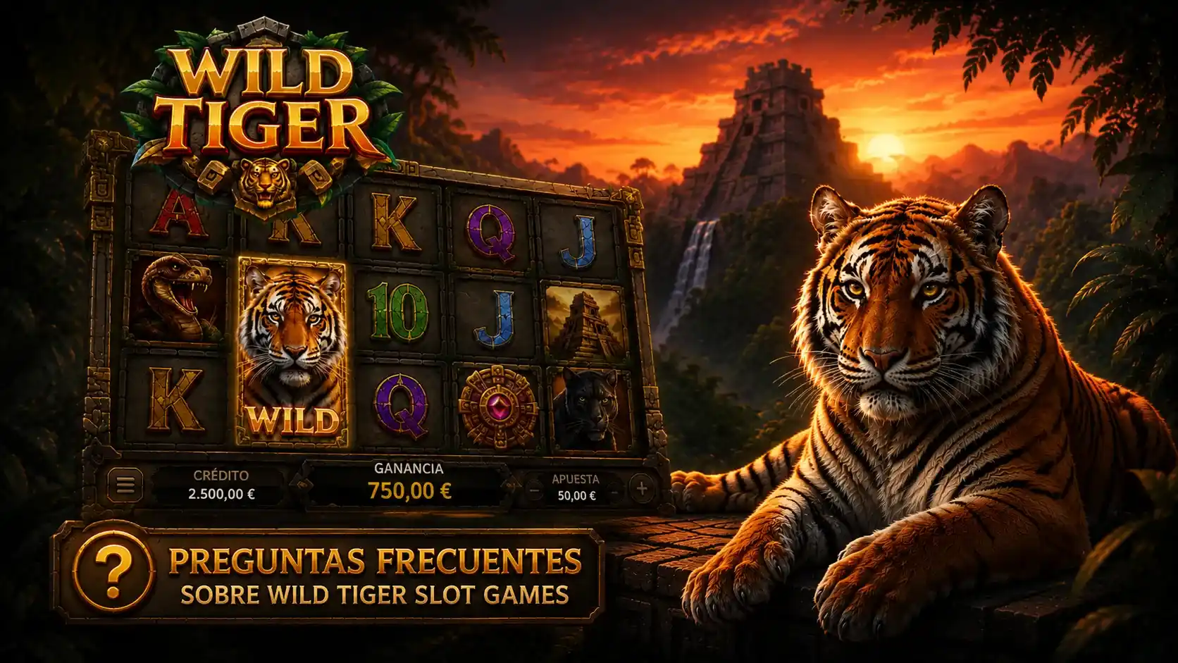 Preguntas frecuentes sobre Wild Tiger Slot Games